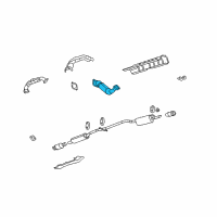 OEM 2009 Buick Lucerne Converter & Pipe Diagram - 15886962