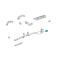 OEM 2010 Buick Lucerne Tailpipe Diagram - 25890119