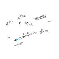 OEM Buick Lucerne Catalytic Converter Diagram - 25793491