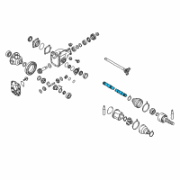 OEM Infiniti Q70 Shaft-Front Drive, RH Diagram - 39204-1MC0A