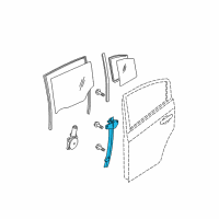 OEM 2009 Nissan Sentra Regulator Assy-Door Window, LH Diagram - 82721-ET000