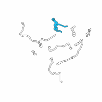 OEM BMW 740Li xDrive Radiator Coolant Hose Diagram - 17-12-7-580-955