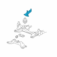 OEM Cadillac CTS Mount Diagram - 25905221