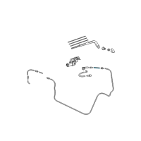 OEM 2004 Scion xA Washer Hose Diagram - 90446-06013