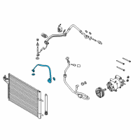 OEM 2016 Ford Escape Discharge Line Diagram - CV6Z-19972-J