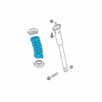 OEM 2008 Dodge Magnum Rear Suspension-Spring Diagram - 4895313AB