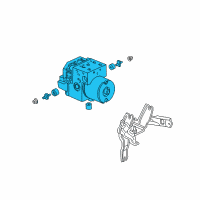 OEM 2003 Honda Civic Modulator Assembly Diagram - 57110-S5B-003