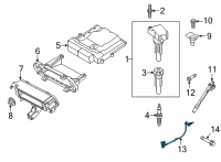 OEM 2017 Ford Fusion Knock Sensor Diagram - FT4Z-12A699-C