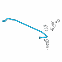 OEM 2004 Saturn Vue Shaft-Rear Stabilizer Diagram - 21990361