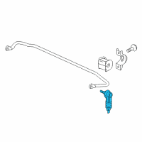 OEM 2010 Saturn Vue Stabilizer Link Diagram - 15146379