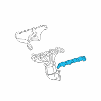 OEM 2009 Chevrolet Colorado Manifold Gasket Diagram - 12655844
