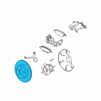 OEM 2006 Chevrolet Uplander Rotor Diagram - 19303821