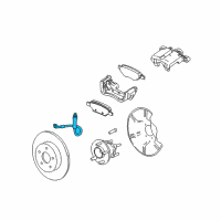 OEM Pontiac Brake Hose Diagram - 15899075