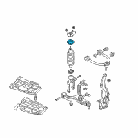 OEM Jeep Commander ISOLATOR-Spring Diagram - 52089328AC