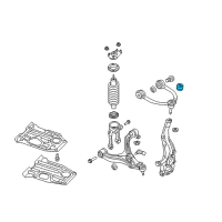 OEM Jeep Commander Bump Stop Suspension Diagram - 52089347AA