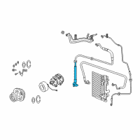 OEM 2008 Dodge Charger Line-A/C Suction Diagram - 4596897AB