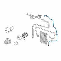 OEM Dodge Magnum Line-A/C Liquid Diagram - 4596890AD