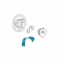 OEM 2009 BMW 335i Multifunct Steering Wheel Switch Diagram - 61-31-6-959-893