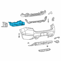 OEM 2013 Dodge Dart Shield-Close Out Panel Diagram - 68082727AE