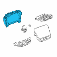 OEM 2017 Chevrolet Volt Cluster Diagram - 84075349