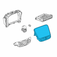 OEM 2020 Chevrolet Equinox Display System Diagram - 84712134