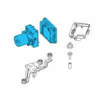 OEM BMW X3 HYDRAULIC UNIT FOR DSC / DXC Diagram - 34-51-5-A4B-D19