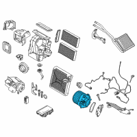 OEM 2015 BMW i3 Blower Unit Diagram - 64-11-9-297-751