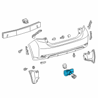 OEM 2013 Lexus GS450h Sensor, Ultrasonic Diagram - 89341-76010-A0