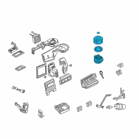 OEM 2004 Ford Explorer Blower Assembly Diagram - 1L2Z-19805-EB