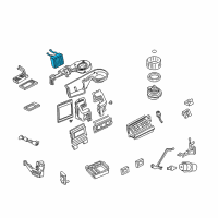 OEM 2003 Ford Explorer Evaporator Core Diagram - 2L2Z-19860-AA