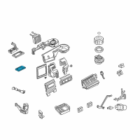 OEM 2005 Mercury Mountaineer Evaporator Core Seal Diagram - 1L2Z-18658-BB