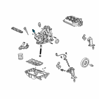 OEM 2009 Acura MDX Switch Assembly, Oil Pressure Diagram - 37240-R72-A01