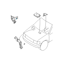 OEM Nissan Pathfinder Relay Assembly-Valve Diagram - 47605-17V03