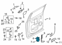 OEM 2021 Ford F-150 LATCH Diagram - ML3Z-1626413-D
