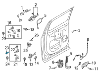 OEM 2021 Ford F-150 End Panel Bolt Diagram - -W716831-S439