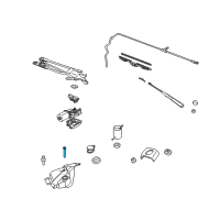 OEM Pontiac Indicator Kit, Windshield & Headlamp Washer Solvent Level Diagram - 12362517