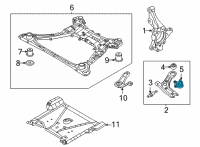 OEM 2022 Hyundai Tucson BALL JOINT ASSY-LWR ARM Diagram - 54530-L1000