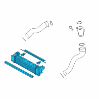 OEM 2014 BMW 328d xDrive Charge-Air Cooler Diagram - 17-51-7-600-532