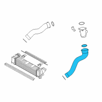 OEM 2015 BMW 328d xDrive Charge Air Line Diagram - 11-61-7-810-617