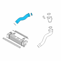 OEM 2014 BMW 328d xDrive Charge Air Line Diagram - 11-61-8-519-624