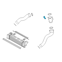 OEM 2021 BMW i3 Intake Air Temperature Sensor Diagram - 13-62-8-519-445