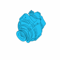 OEM 2003 Toyota 4Runner Alternator Diagram - 27060-50320-84