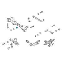 OEM 2005 Kia Spectra Flange Nut Diagram - 545591G001