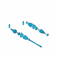 OEM 2013 Nissan Murano Shaft Assy-Rear Drive Diagram - 39600-1AA0B