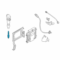 OEM 2021 Kia Sedona Spark Plug Assembly Diagram - 1884911070