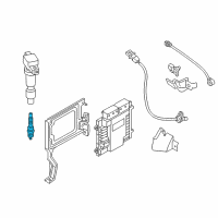 OEM Kia Spark Plug Assembly Diagram - 1884911070