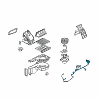 OEM 2007 Kia Spectra Wiring Assembly-Blower Diagram - 971762F250