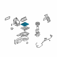 OEM 2009 Kia Borrego Cabin Air Filter Diagram - P87902F000A