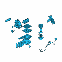 OEM Kia Spectra5 Blower Unit Diagram - 972062F050