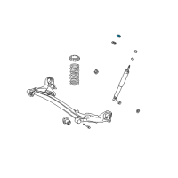 OEM Lexus LX470 RETAINER, Cushion Diagram - 90948-02002